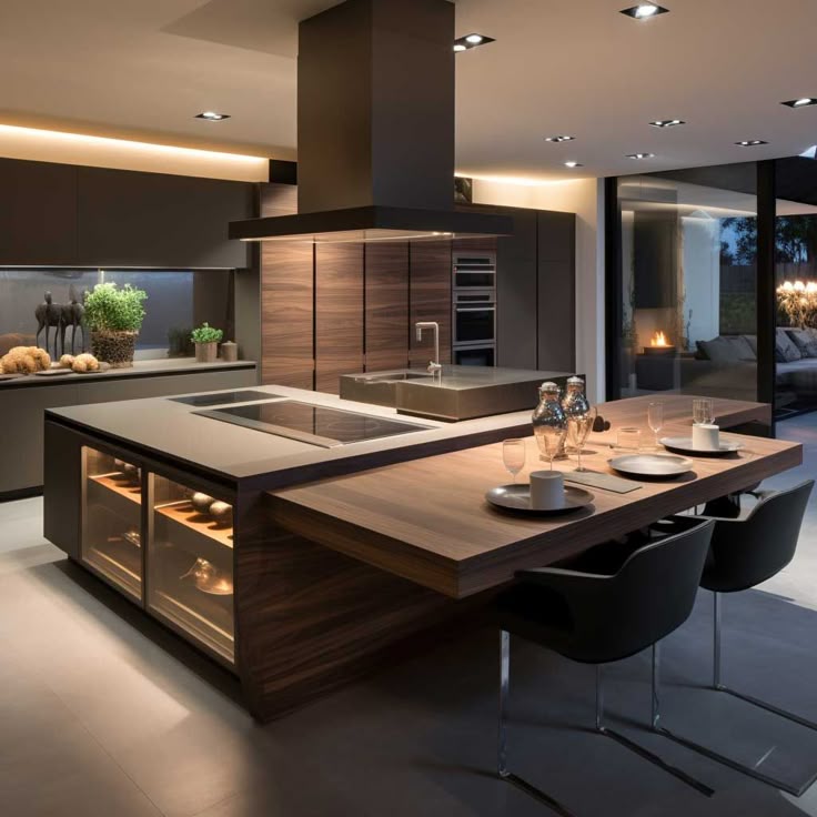 Modern Kitchen Island Designs
